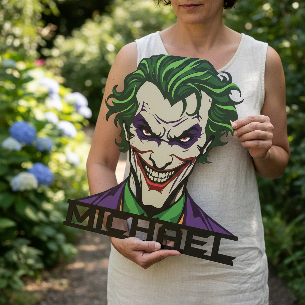 Kişiye Özel Joker Duvar Tablosu